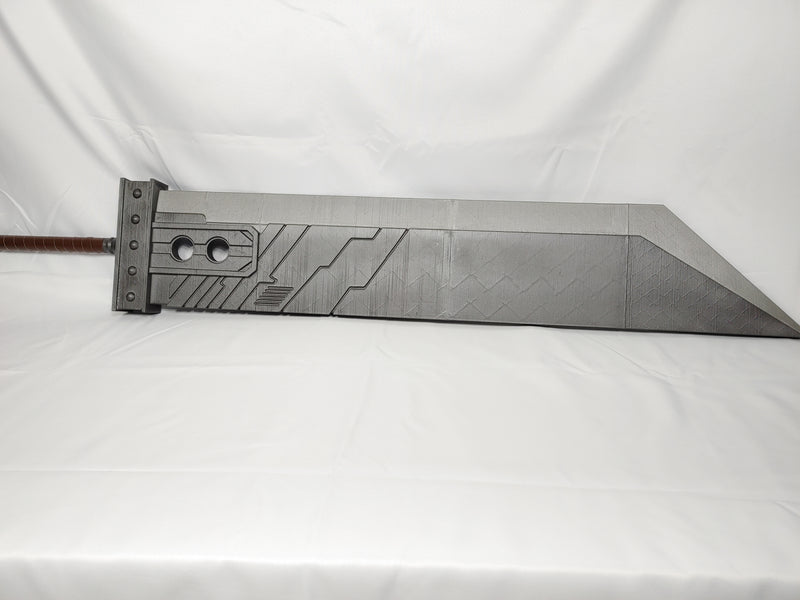 Cloud Strife Buster Sword + Shoulder Piece Final Fantasy 7 VII Remake Super Smash Cosplay Piece - Boosted Props