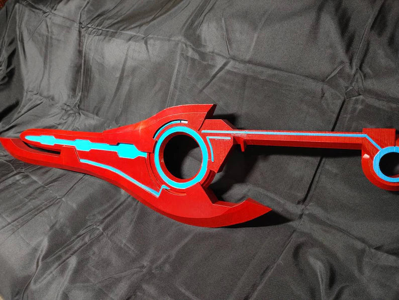 Shulk Monado II Lifesize Cosplay Sword - Boosted Props