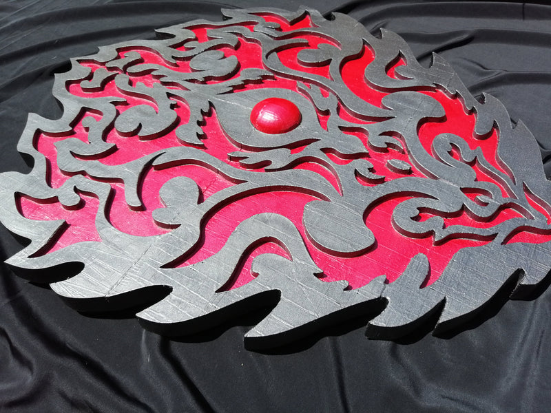 Naofumi Iwatani Curse / Rage / Wrath Shield - Rising of the Shield Hero Lifesize Prop - Boosted Props