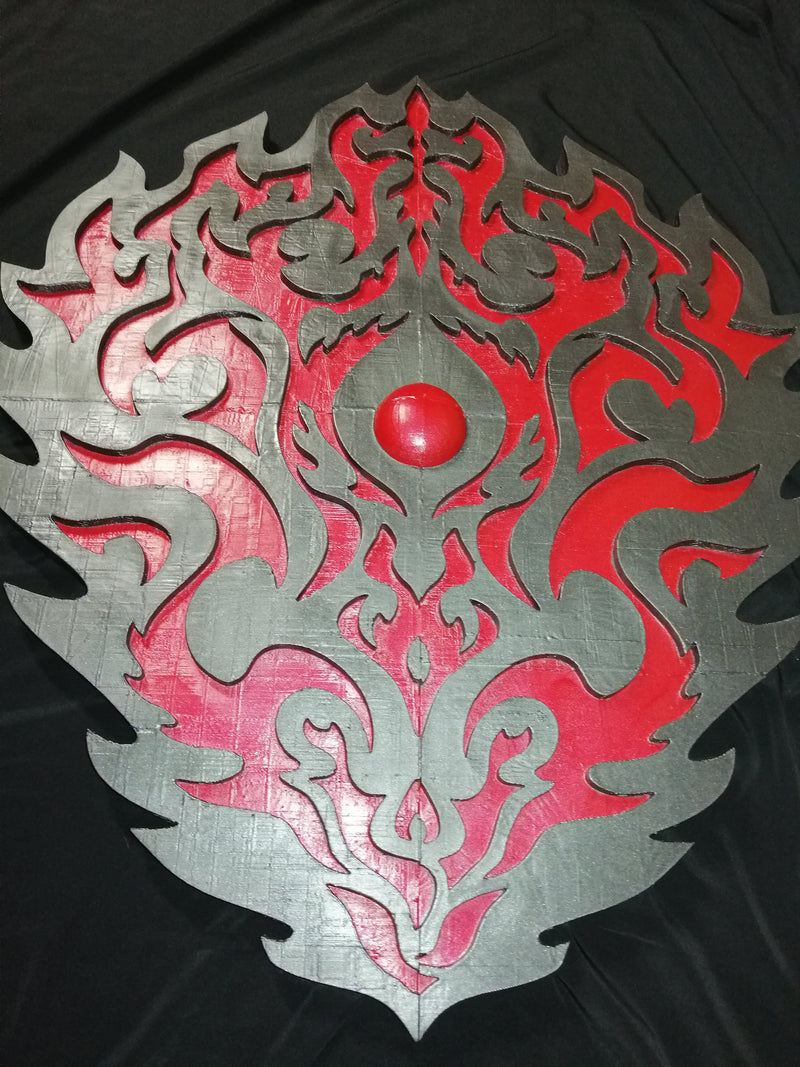 Naofumi Iwatani Curse / Rage / Wrath Shield - Rising of the Shield Hero Lifesize Prop - Boosted Props