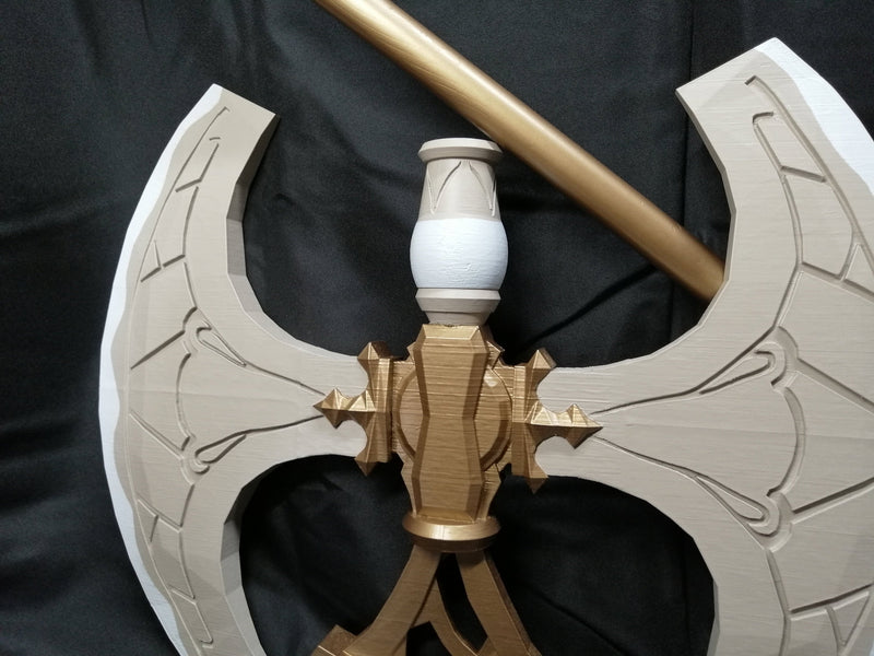 Axe of Ukonvasara Fire Emblem Three Houses Lifesize Cosplay Piece - Boosted Props