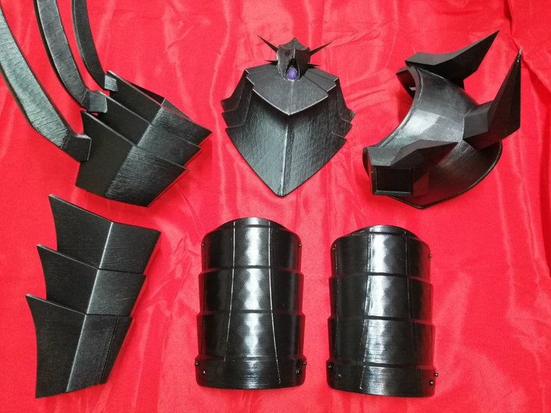 Shield Hero Curse / Rage Armor Set Arm + Chest Plate Cosplay - Boosted Props